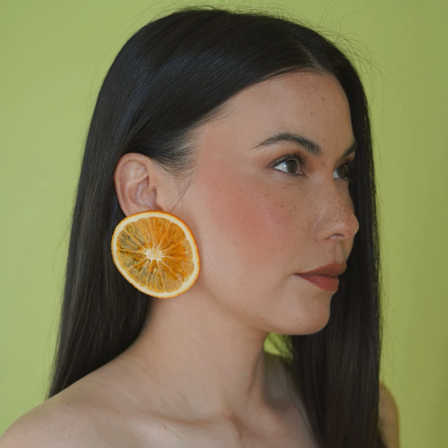 California Orange Earring